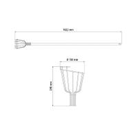 Colhedor De Frutas Médio Tramontina Em Aço Com Cabo 145 Cm Tramontina - 3
