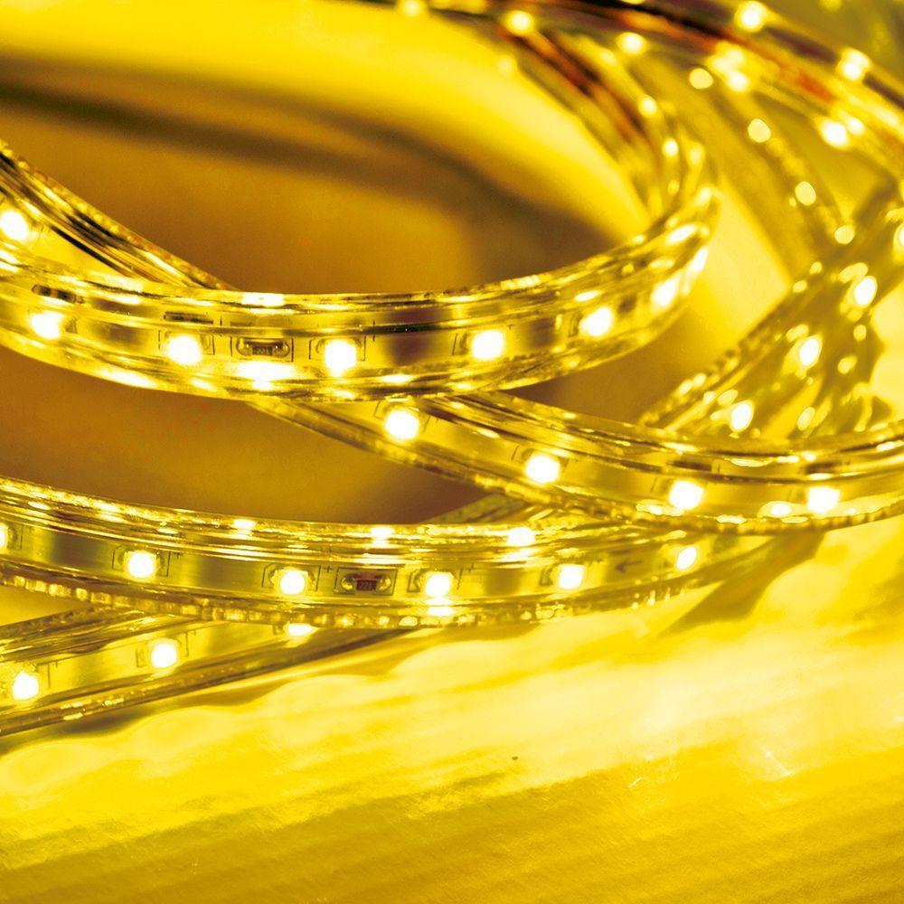 Fita Led Taschibra 5w/m Ip67 220v Alta Proteção Cores Metro 2200k Amarelo âmbar - 1