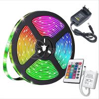 Fita Led 5M Rgb 16 Cores 5050 300 Leds + Fonte + Controle. - 4