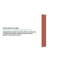 Porta Lateral Para Roupeiro 4 Portas Com Puxador Inox Gaia - 5