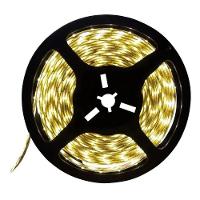 Fita Led 5050 Branco Quente Rolo 5M Com Fonte 12V 5A - 2