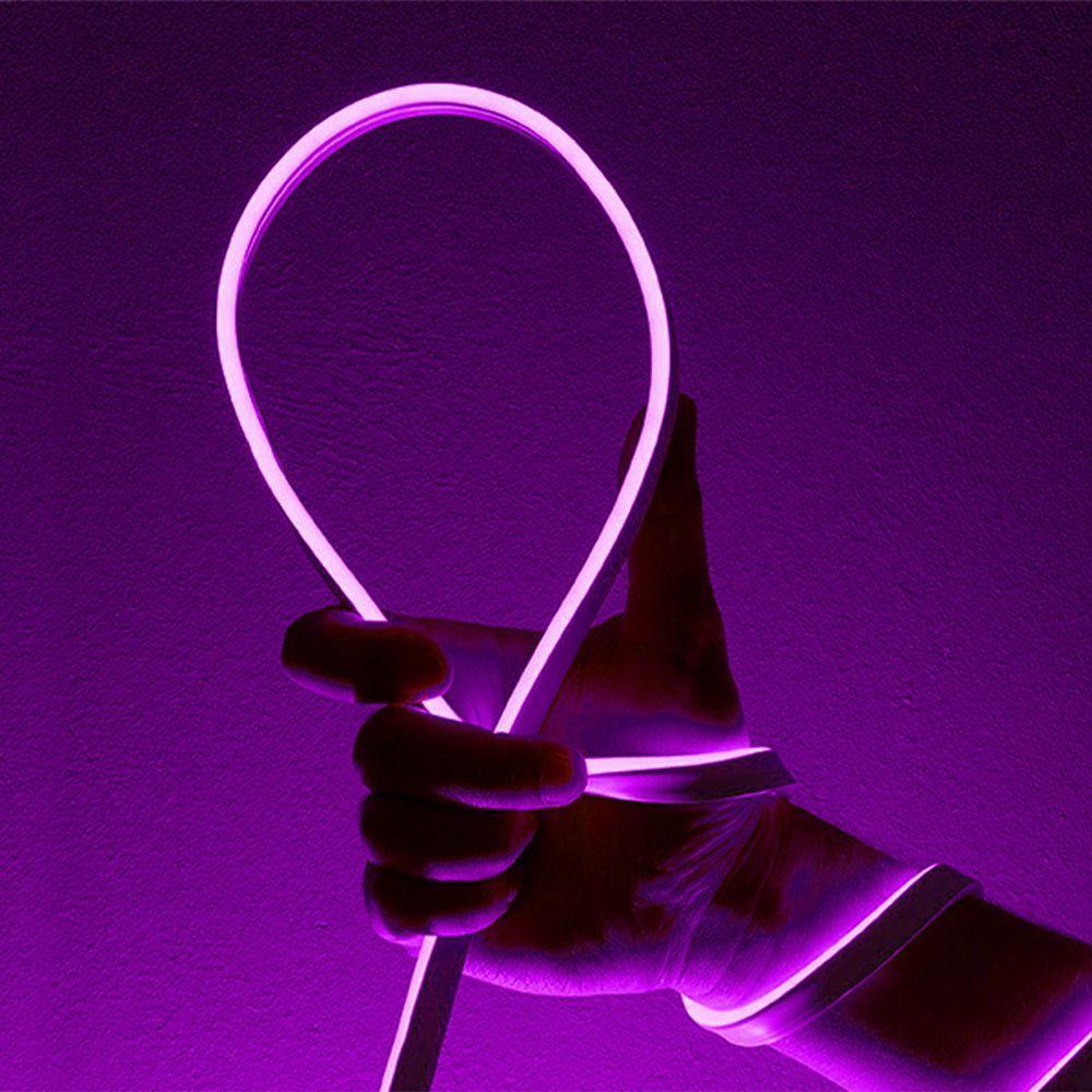 Fita De Led Neon Taschibra 8w/m Ip65 220v Cores Metro Violeta - 2