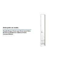 Porta Para Roupeiro De Canto Com Espelho E Champagne Espelho - 2