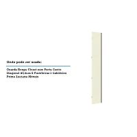 Porta Para Roupeiro Canto Diagonal 40cm Inox Kashmir - 5