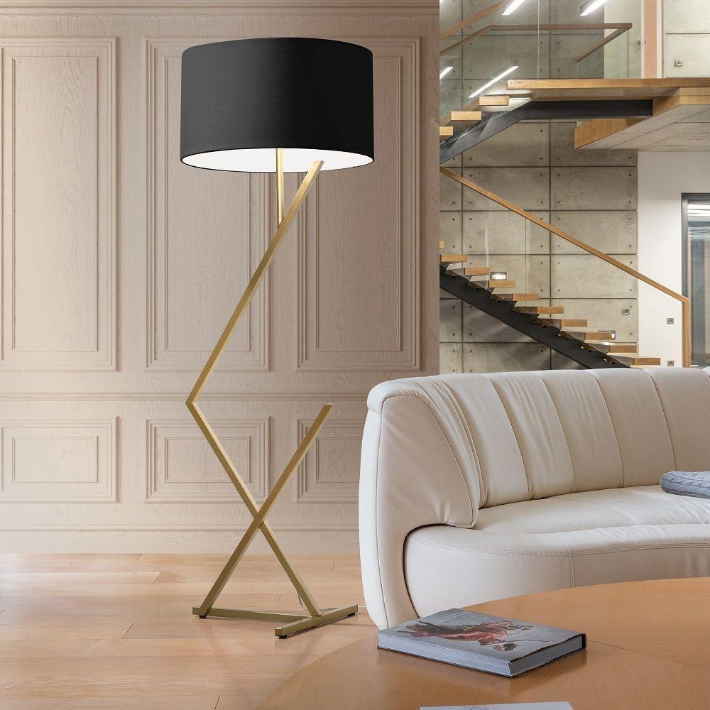 Abajur De Chão Luminária Bali Cúpula Pedestal Piso Pés De Ferro - 2