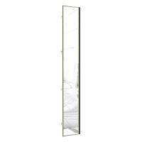 Porta Para Closet Com Espelho Individual 40cm Inox Espelho - 1