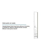 Porta Lateral Para Roupeiro 4 Portas Com Espelho Champagne - 2