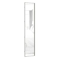 Porta Para Closet Com Espelho Individual 50cm Inox Espelho - 1