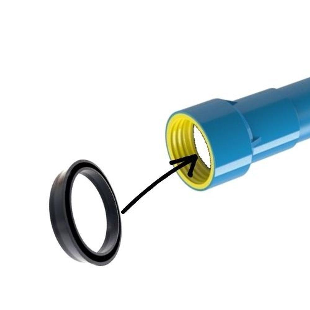 Borracha De Vedação Para Engate Roscável 2Pol Viqua - 4