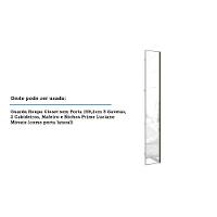 Porta Lateral Para Roupeiro 4 Portas Com Espelho E Inox - 2