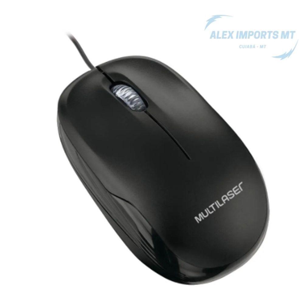 Mouse Usb Multilaser Box Mo255 Mausi Pc E Not - 2