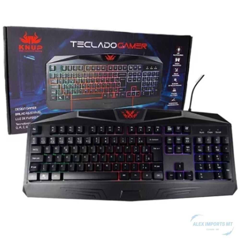 Teclado De Computador E Notebook Semi-mecanico Usb - 4