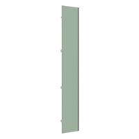 Porta Para Roupeiro Canto Diagonal 40cm Champagne Verde - 1