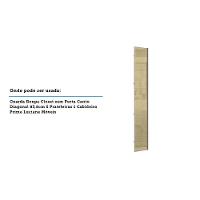 Porta Para Roupeiro Canto 40cm Champagne Bronze - 2