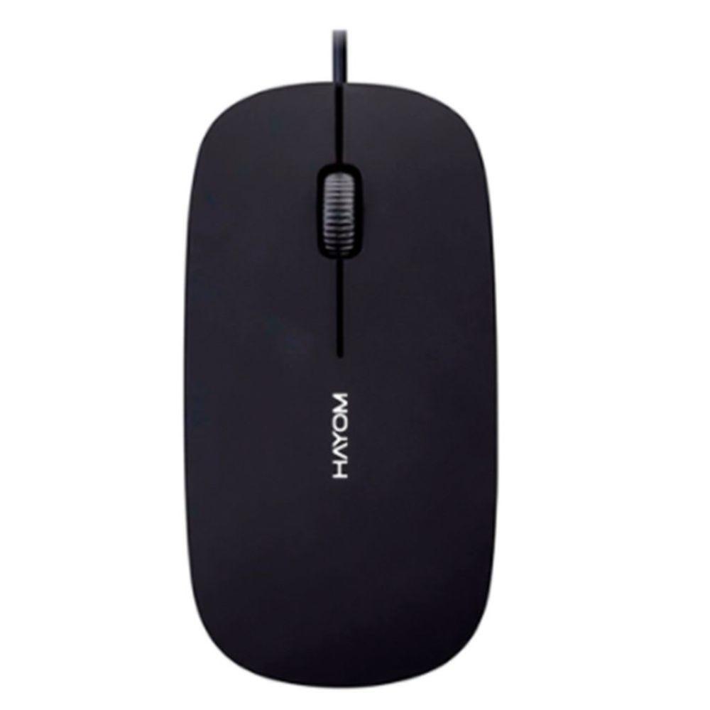 Mouse Usb Hayom Mu2918 Para Escritórios Computadoes E Nots - 1