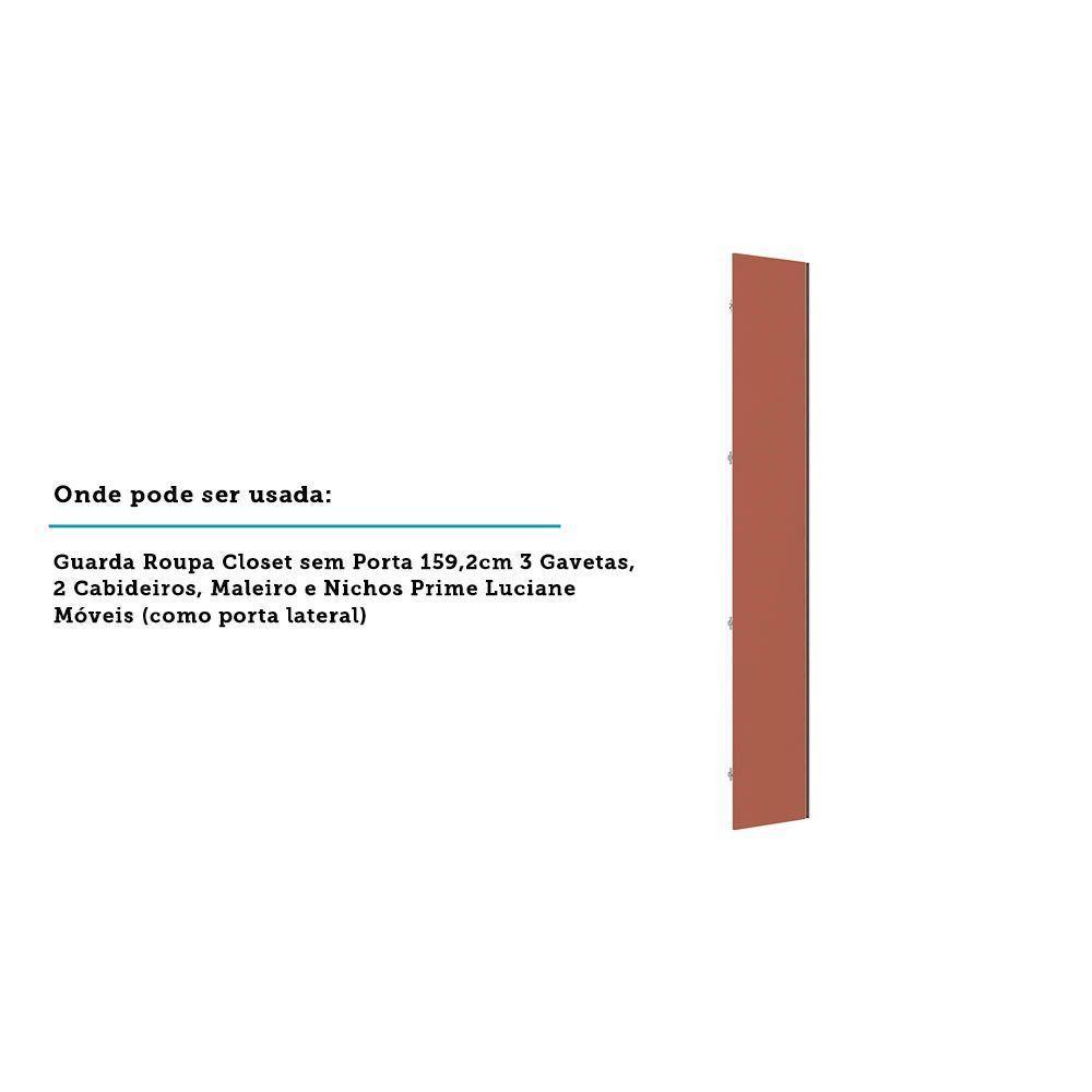 Porta Lateral Para Roupeiro 4 Portas Champagne Gaia - 3