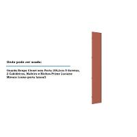 Porta Lateral Para Roupeiro 4 Portas Champagne Gaia - 5