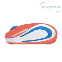 Mouse Sem Fio Mini Logitec Portátil E Pequeno Cabe No Bolso