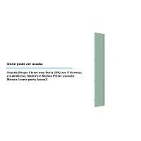 Porta Lateral Para Roupeiro 4 Portas Champagne Verde - 3