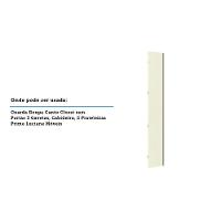 Porta Para Roupeiro Canto Individual 40cm Champagne Kashmir - 3