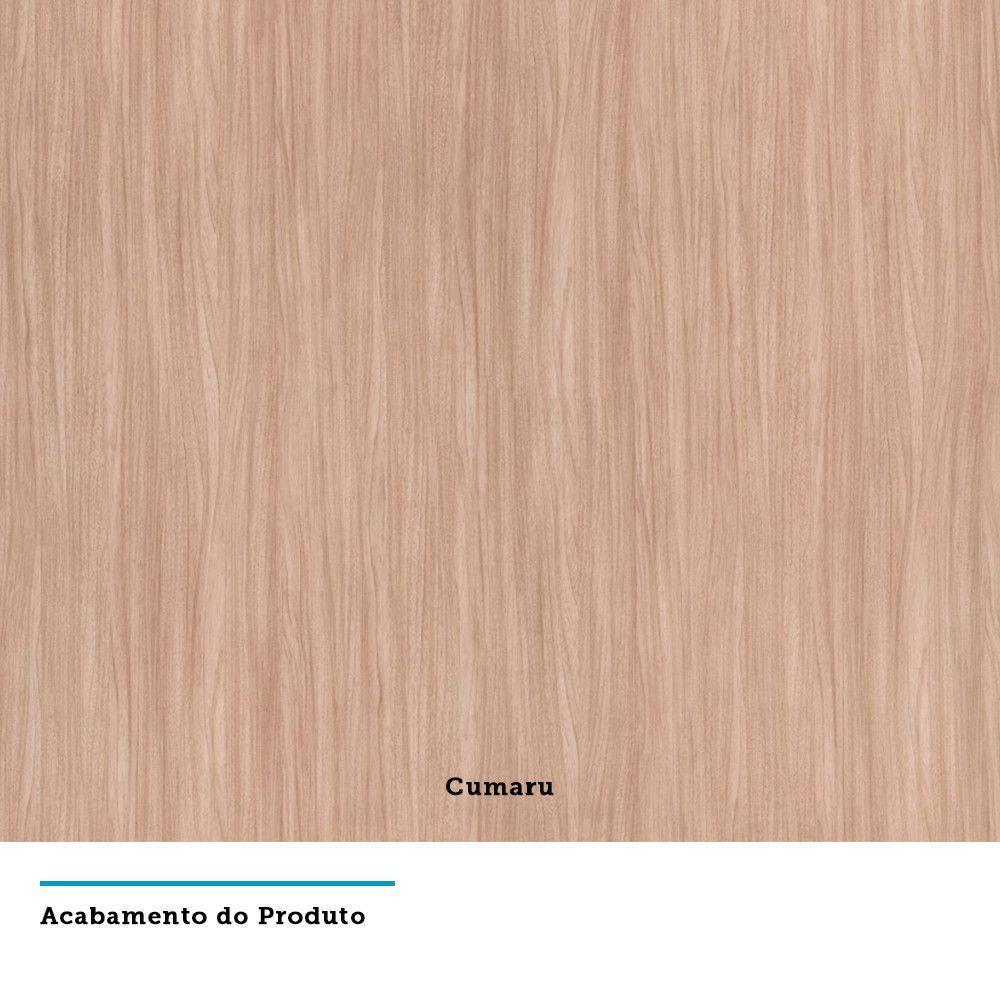 Porta De Correr Closet 80cm Inox Sem Kit Ferragem Cumaru - 2