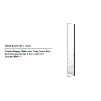 Porta Para Roupeiro De Canto Reto C/ Espelho E Inox Espelho - 3