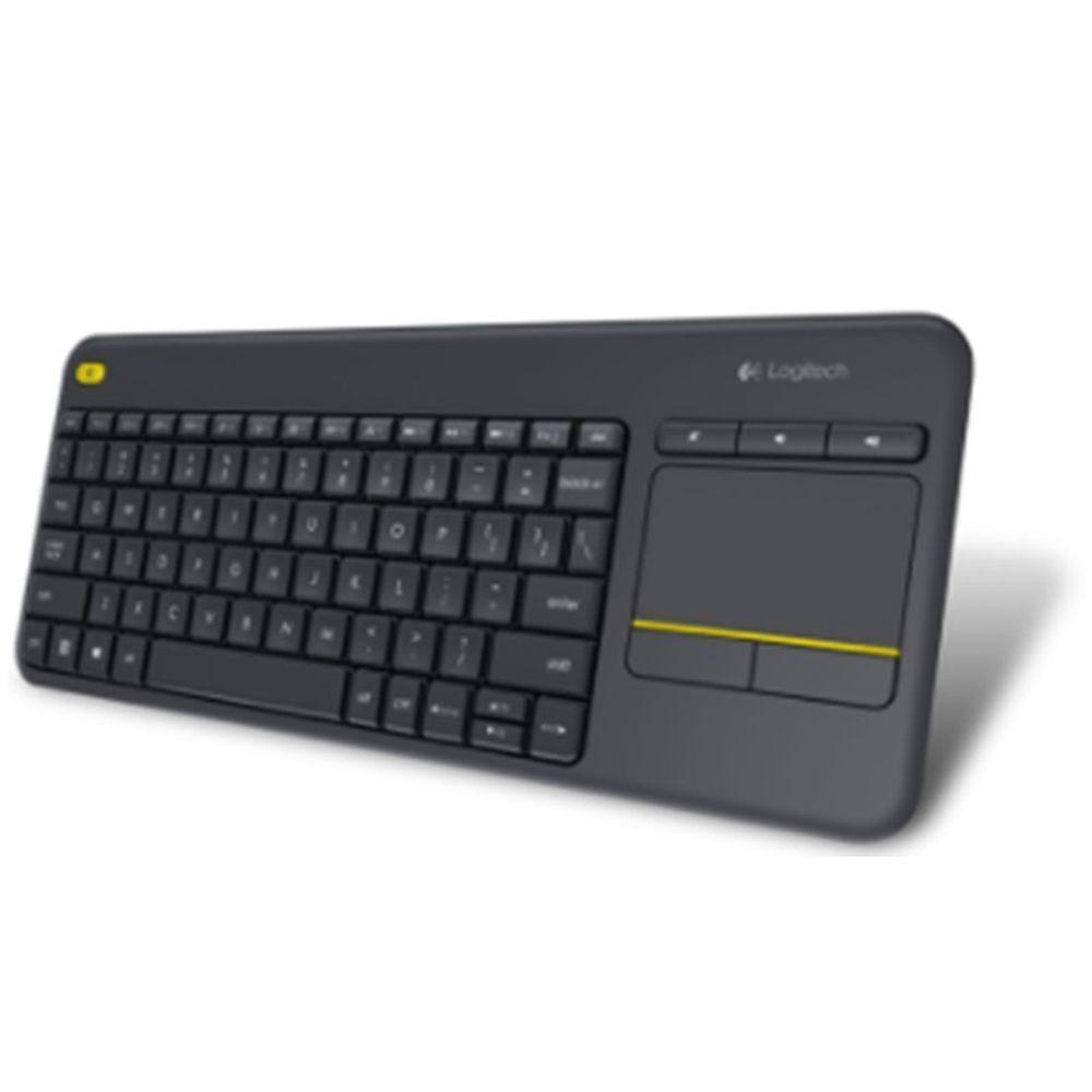 Kit Teclado E Mouse Sem Fio Touch Pad Integrado Moderno - 1