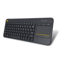 Teclado Sem Fio Com Mouse Touch Pad Integrado Logitech Bom - 1
