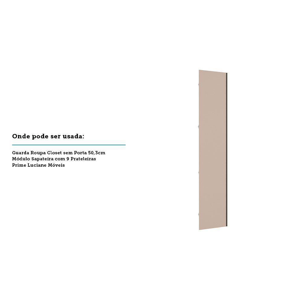 Porta Para Closet Individual 50cm Inox Connect - 3