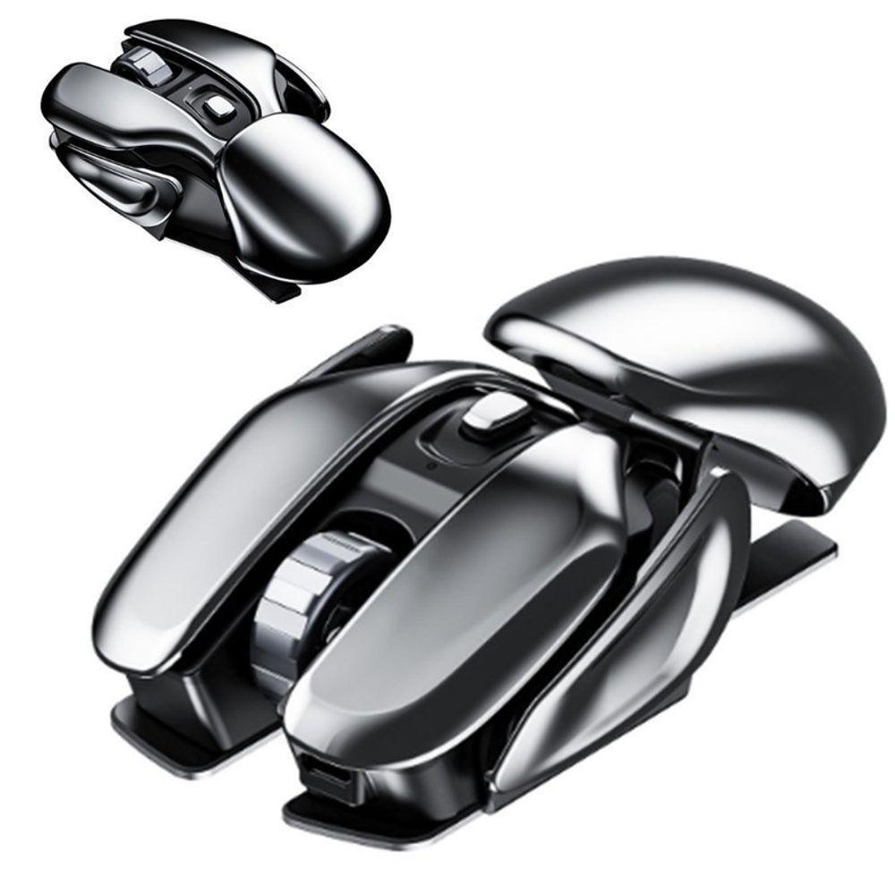 Mouse Inox Recarregável 1600 Dpi - Optoeletrônico - 4