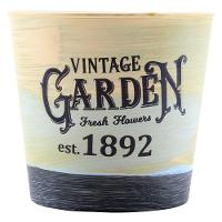 Kit 2 Mini Vasos De Planta Cachepot Estampados Decorados 12,5cm - 1