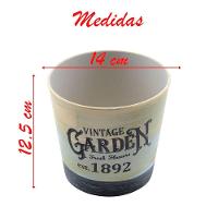 Kit 2 Mini Vasos De Planta Cachepot Estampados Decorados 12,5cm - 3
