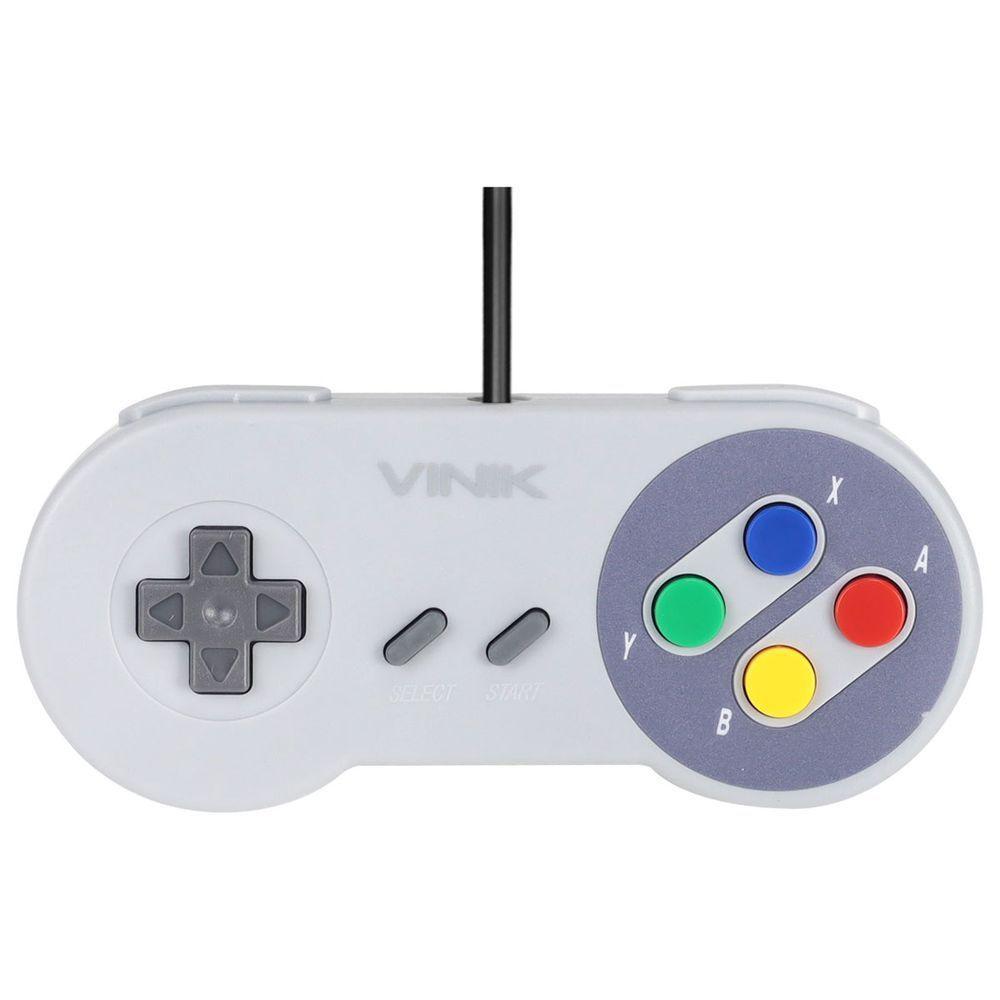 Controle Para Pc Com Fio Usb Modelo Snes Jp - 1