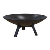 Lareira Braseiro Jardim Ferro Externa Interno Portátil Preta - 1