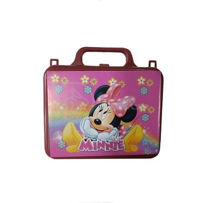 Minnie Mousec/1 Lancheira + 1 Copo + 1 Mini Toalha