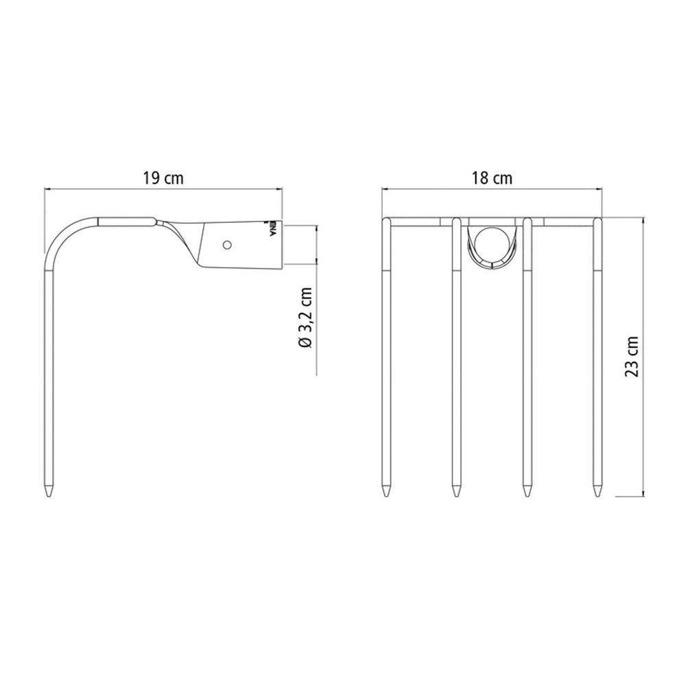 Forcado Curvo De Arame Com 4 Dentes Tramontina Em Aço Sem Cabo Tramontina - 2