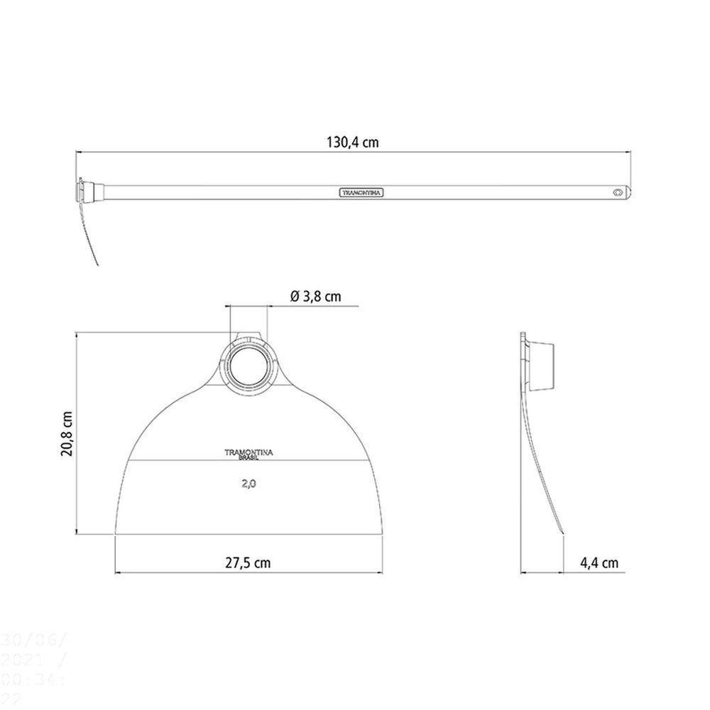 Enxada Larga 2.0 Tramontina Em Aço Com Cabo De Madeira 130 Cm Tramontina - 3