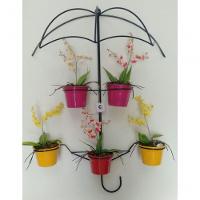 Suporte Plantas Guarda Chuva Preto 5 Vasos. - 2