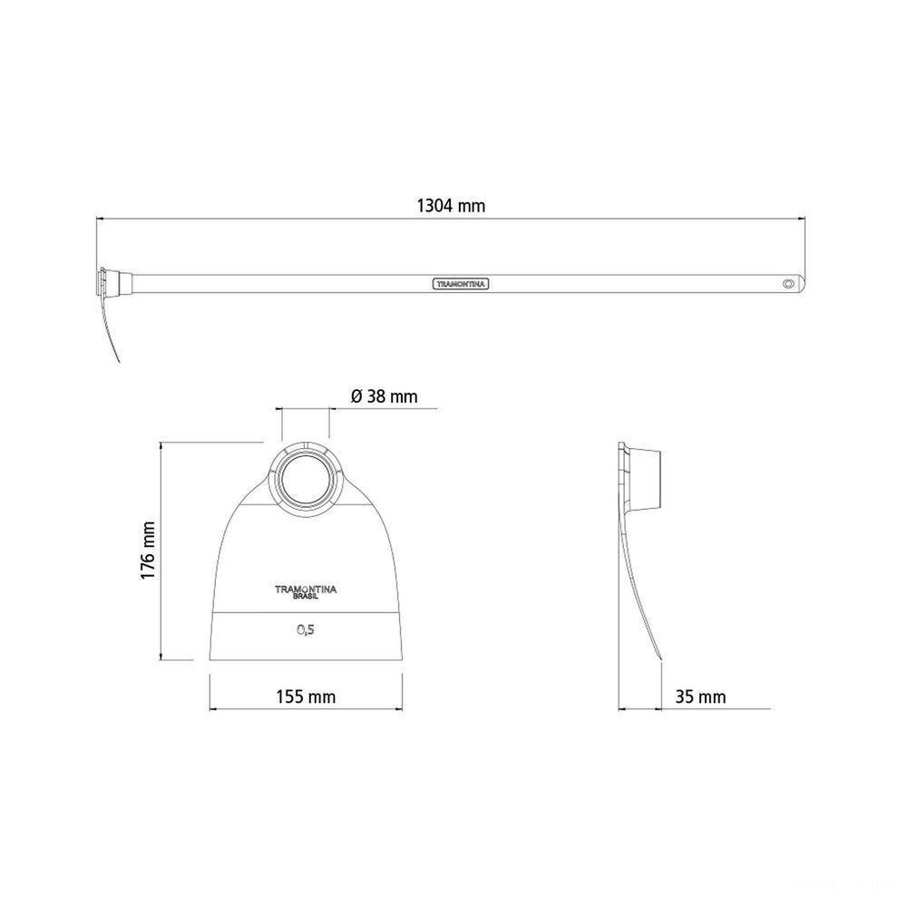 Enxada 0.5 Tramontina Em Aço Com Cabo De Madeira 130 Cm Tramontina - 2