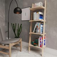 Kit 2 Estantes 100% Pinus Livro Em Oferta Reforçada 4 Tábuas - 3