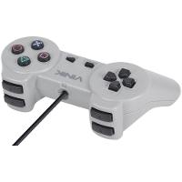 Controle Para Pc Com Fio Usb Modelo Play 1 Cinza - 2