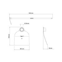 Enxada Norte 2.5 Tramontina Em Aço Com Cabo De Madeira 145 Cm Tramontina - 3