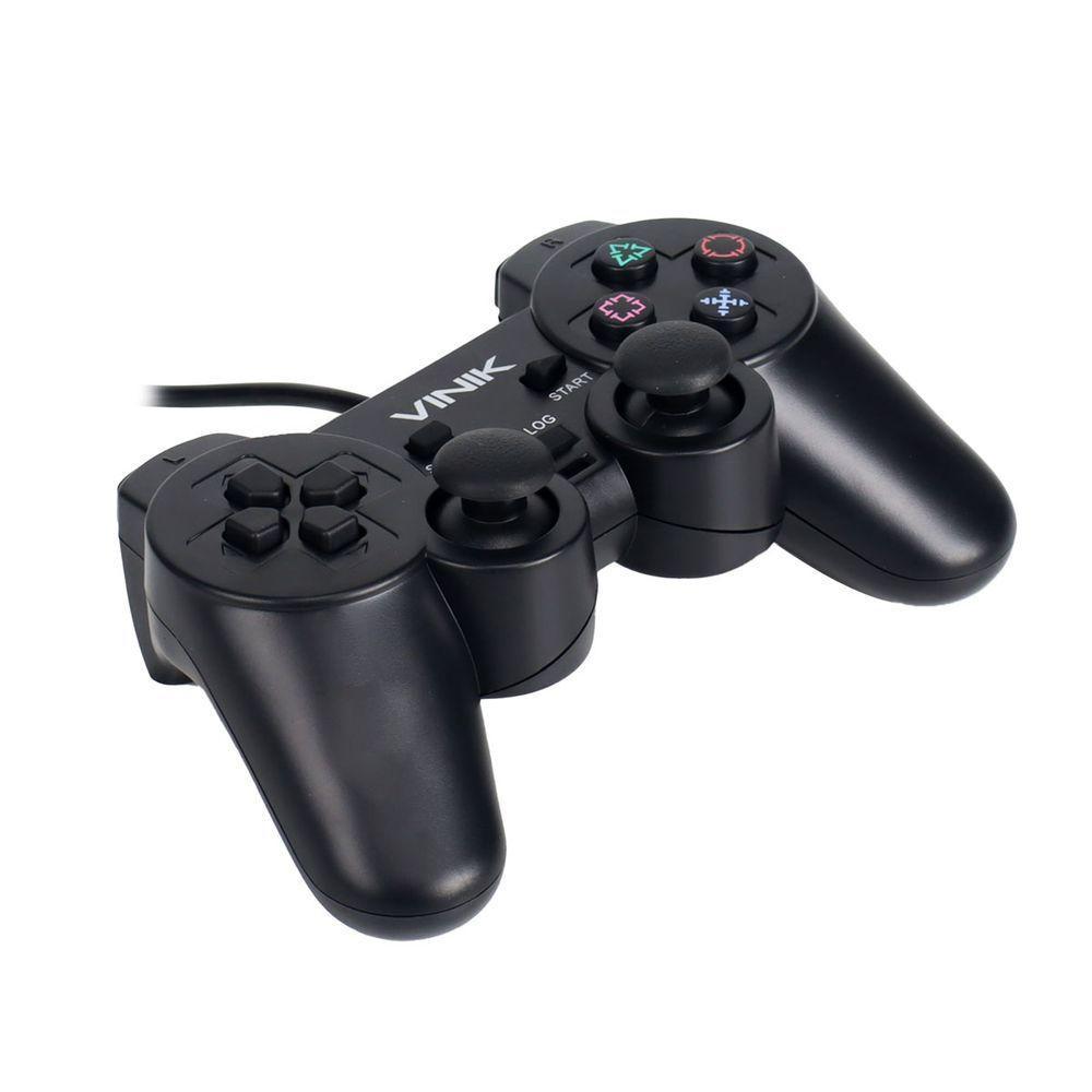 Controle Para Pc Com Fio Usb Modelo Play 2 Preto - 1