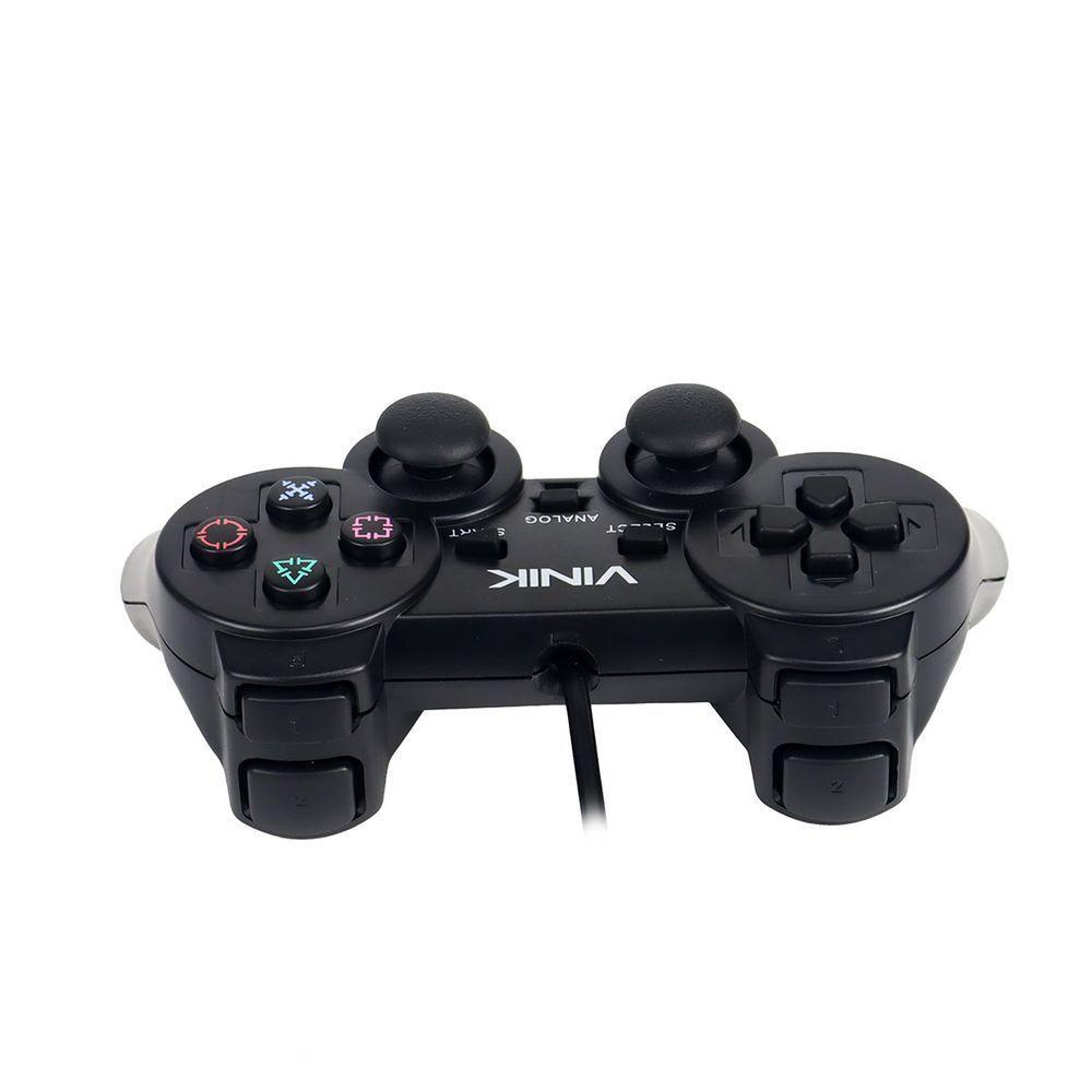 Controle Para Pc Com Fio Usb Modelo Play 2 Preto - 2