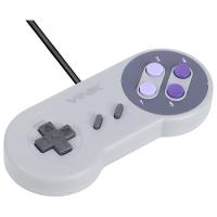 Controle Para Pc Com Fio Usb Modelo Snes - 4