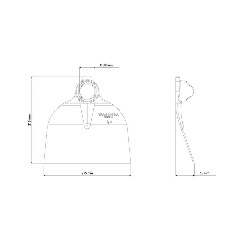 Enxada Estreita 1.5 Tramontina Em Aço Sem Cabo Tramontina - 4