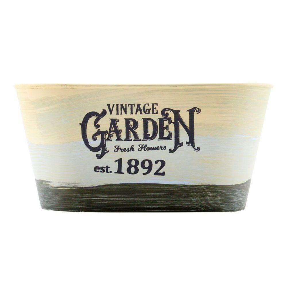 Kit 2 Mini Vasos De Planta Cachepot Estampados Decorados 9cm - 1