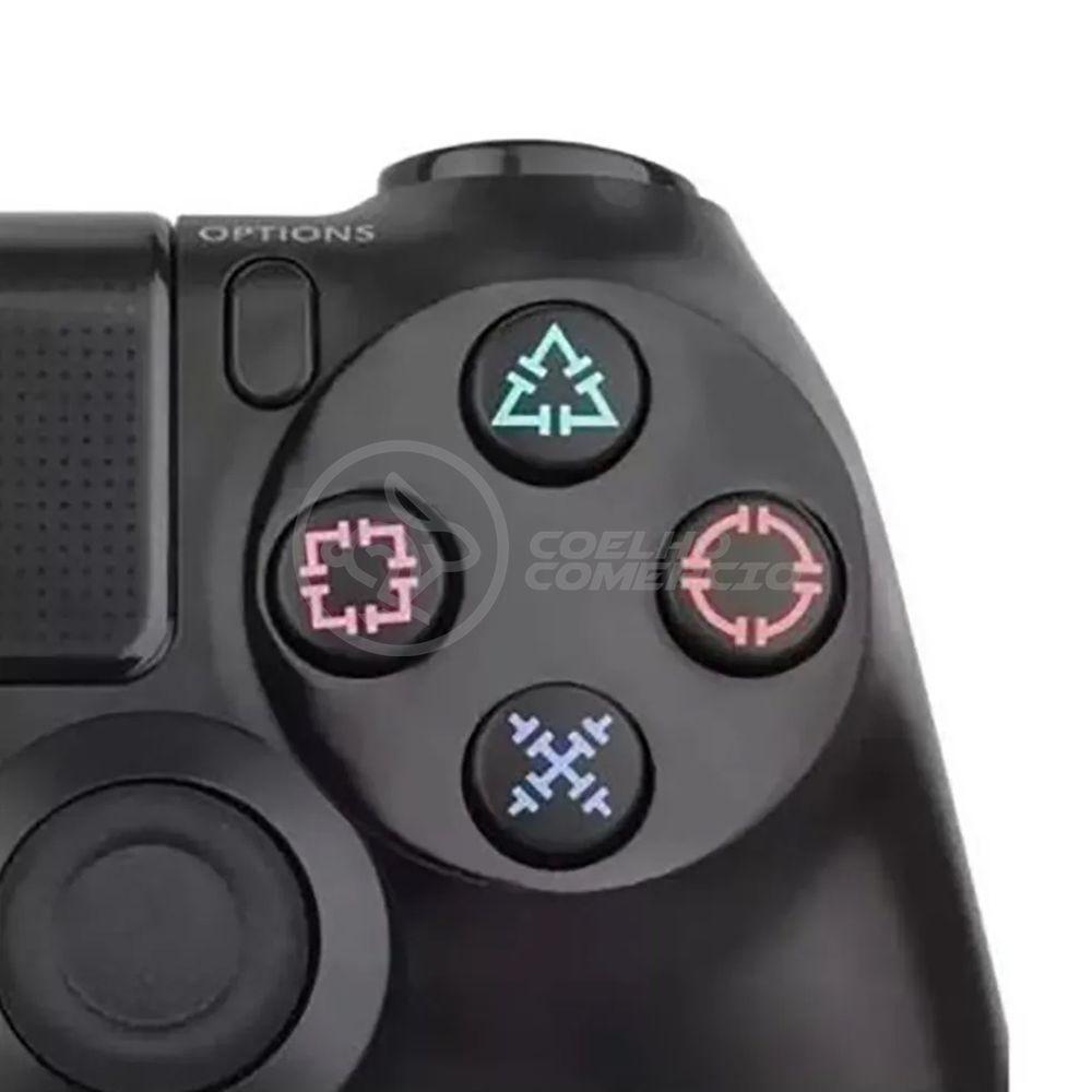 Manete Controle Compativel Playstation Ps4 Bluetooth Alto4W - 8