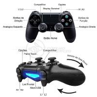 Manete Controle Compativel Playstation Ps4 Bluetooth Nº16