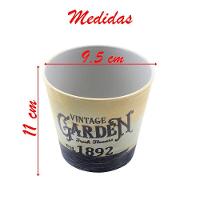 Kit 4 Mini Vasos De Planta Cachepot Estampados Decorados 11cm - 3